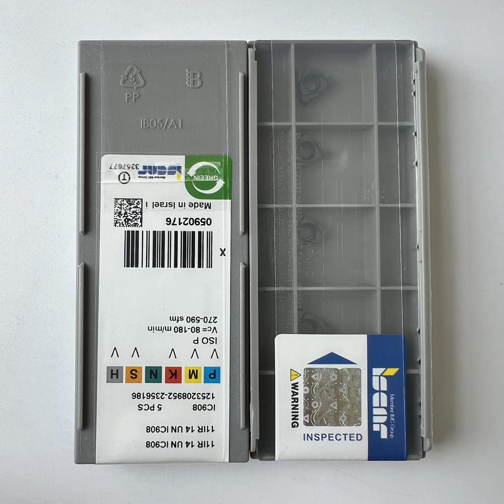 ISCAR / 11IR14UN IC908 / Industrial Indexable Carbide Inserts 10 Pcs