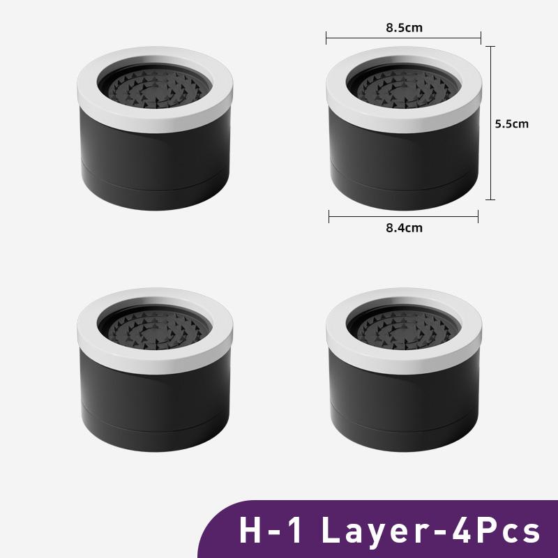 

4Pcs 1/2/3Layer Universal Table Furniture Foot Pads Moisture-Proof Shock-Proof Shock-Absorbing Heightening Fixing Leg Riser Base