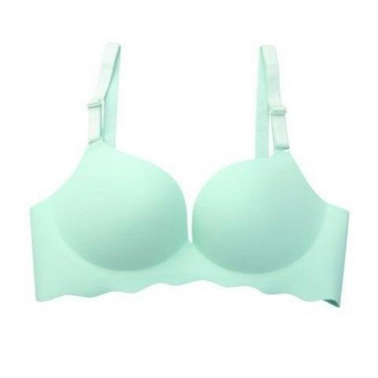 Seamless Wireless Bra: Soft Cotton, Thick Style for Small Bust Lift