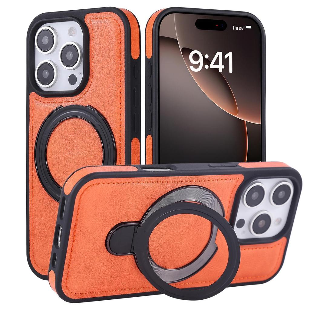 Apple 16 Magnetic Stand Business Case with Card Slot and Full Coverage