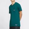 Nike T Shirts Women's Crew Neck Moderate Straight Fit BV7056-347