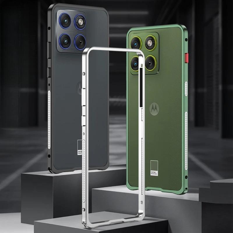 Case For Phone Yulin-003 Detachable Metal Protect Ultra-Thin Case For Motorola Edge 70 60 Fusion Metal Frame Shockproof Cover Bumper For Moto X70 Air