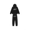 Trapstar Rotes & Schwarzes Tigerkopf Hoodie und Hosen Set