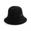 Helen Kaminski Hat50136 Ca Villa 6 Charcoal Metal Logo Cloche Bucket Hat