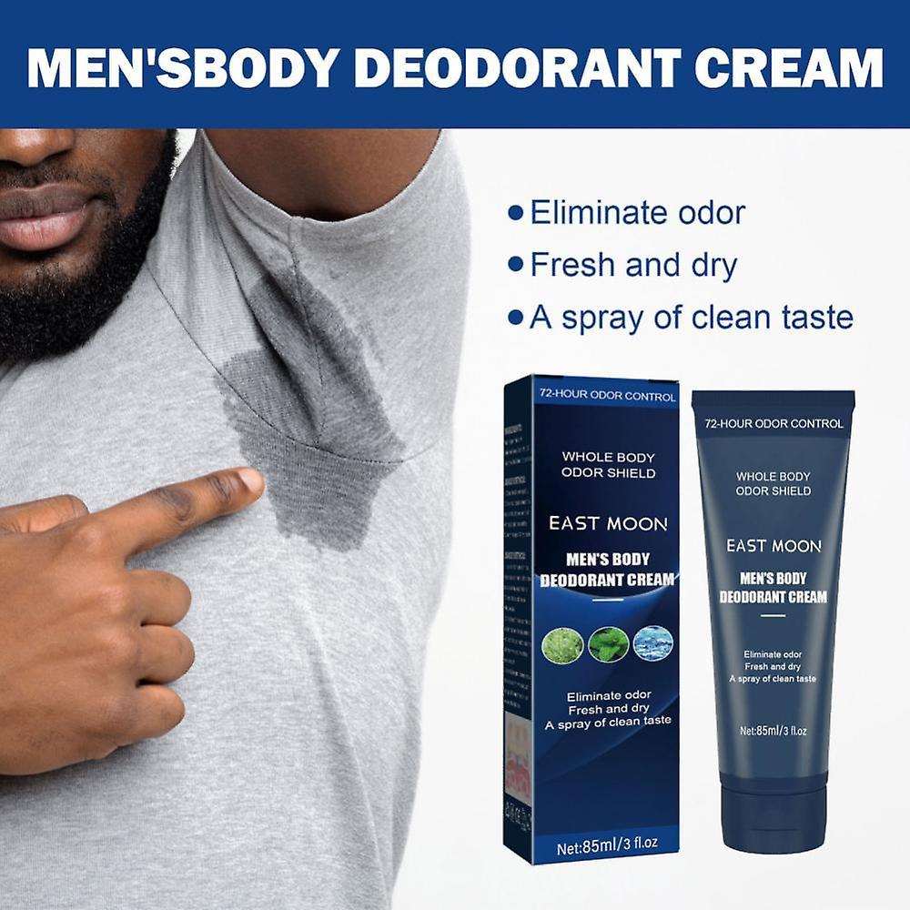 1-3PCS Mens Body Gentle Deodorant Cream Fresh And Dry For Whole Body Odor Control Skin Safe NEW