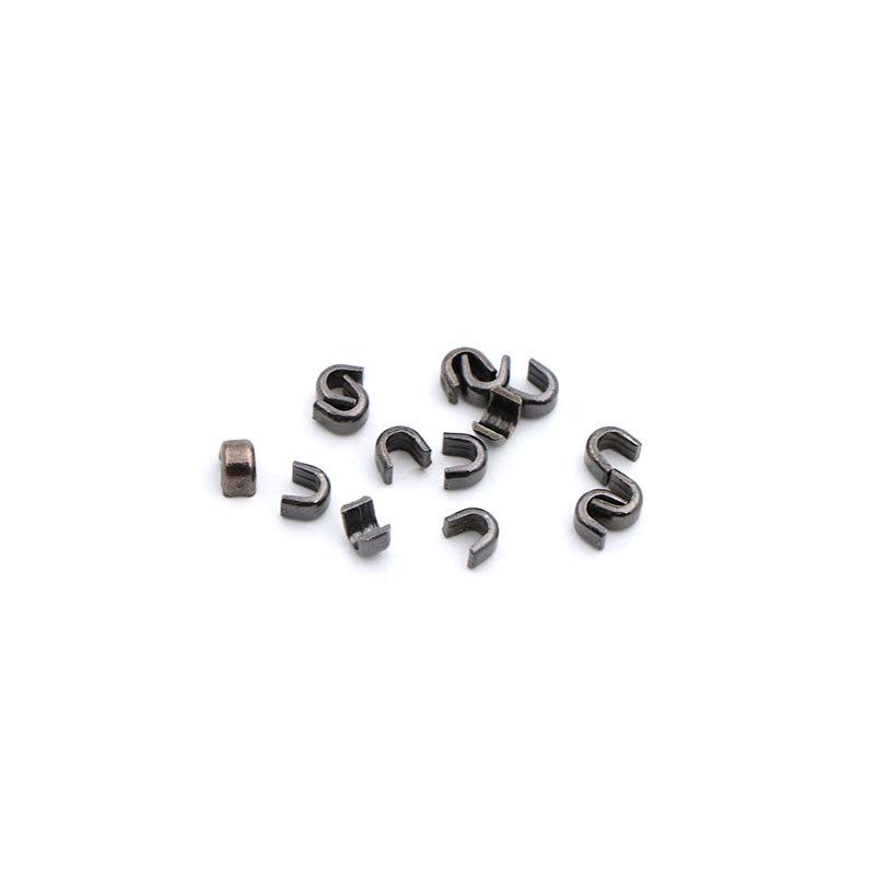 Metal Zipper Top & Bottom Stops: No. 3, 5, 8, 10 | I-Shaped, U-Shaped, Four-Pronged Codes