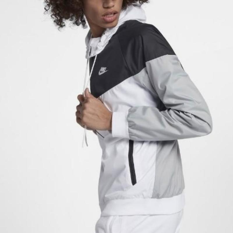 Nike Windrunner Sports Training Brand Logo Hooded Raglan Long Sleeve Jacket Men Jackets 727325-101