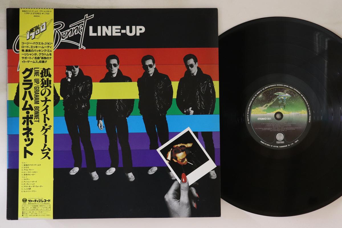 

LP Record GRAHAM BONNET - Line Up 17PP3 VERTIGO 1981 Japan Obi Rock Used