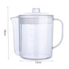 1.5L Oil Grease Separator Pot Transparent High Temperature Resistance Fat Separator Jug Visible Scaled Grease Skimmer Pitcher
