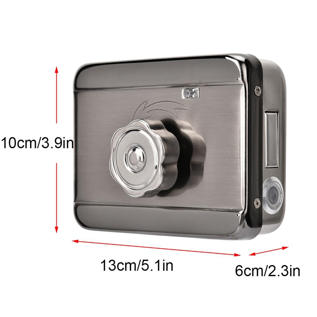 Electronic Door Access Control System Silver Intelligent Single Head Lock