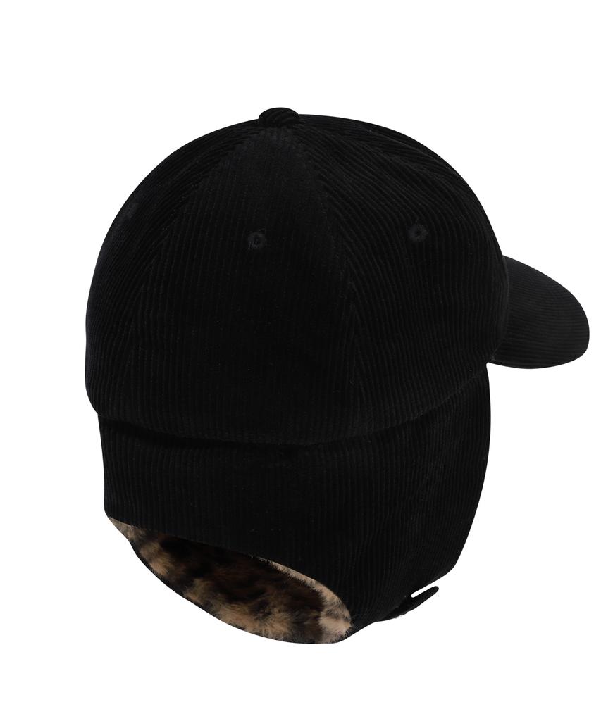 NOT4NERD Abyss Crest Ear Flap Cap - Black