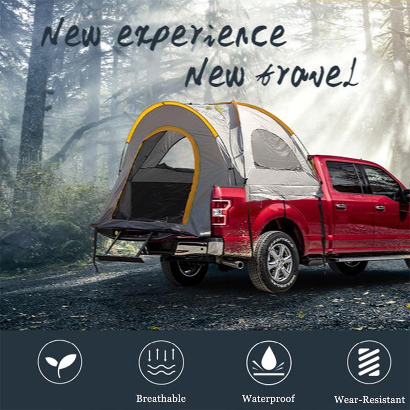 Pickup Truck Tent Truck Bed Tent Outdoor Camping Family Tourist Fishing Picnic Travel Awnings Car Tent for 3-4 Person 3 Size