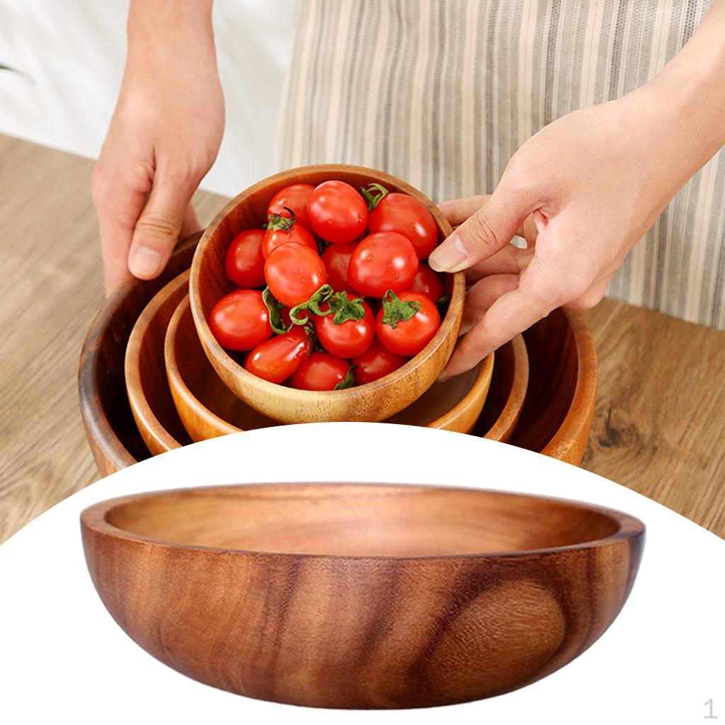 Acacia Bowl Sauce Fruits R Soup Serving Dinnerware Tableware