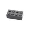 40pcs DIY Building Blocks Thick Figures Bricks 2x4 Dots Educational Creative Size Compatible With 3001 Plastic Toys for Children