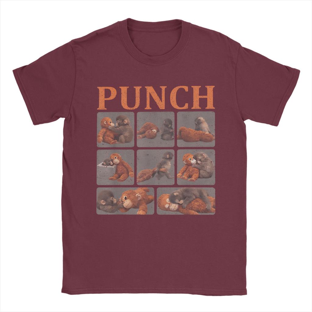 Casual T Shirt Beach Punch Monkey Hip Hop Tshirts Cotton Tee Shirt For Unisex Y2k Retro Printed Short Sleeve Tees