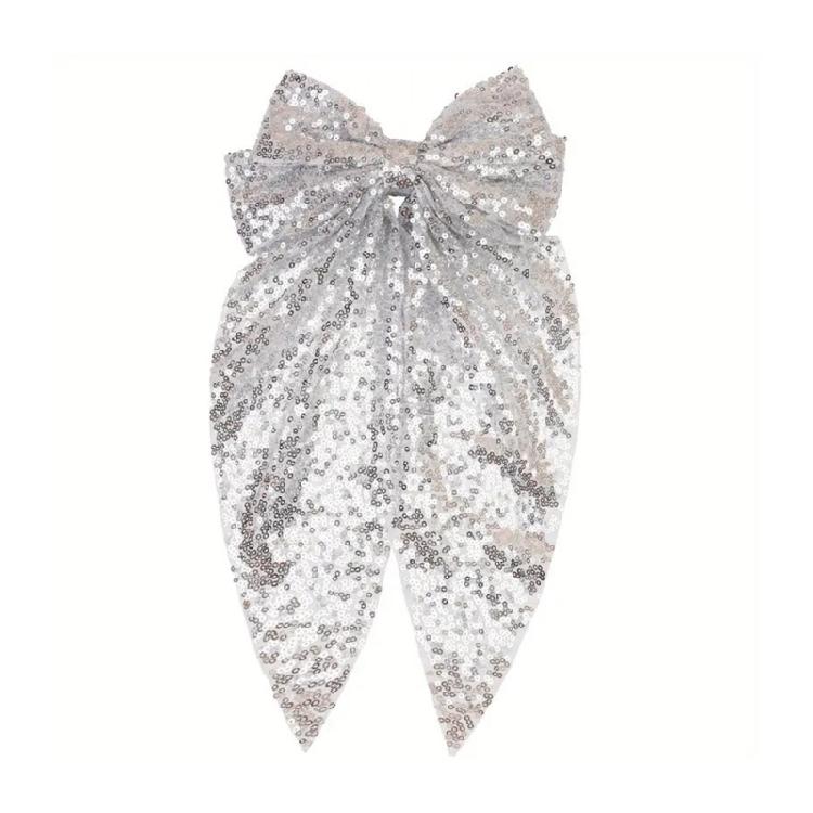 

Elegant Sequins Bowknot Queen Headpiece Princess Shows Hair Accessories 1 срібний