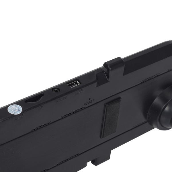 4.5 Inch Car DVR Mirror Rearview Camera Recorder 720/1080P HD Dash Cam Front and Rear Dual Lens Loop Recording Car Driving Recorder