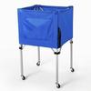Ball Storage Cart Foldable Folding Collapsible for Gym, Coaches
