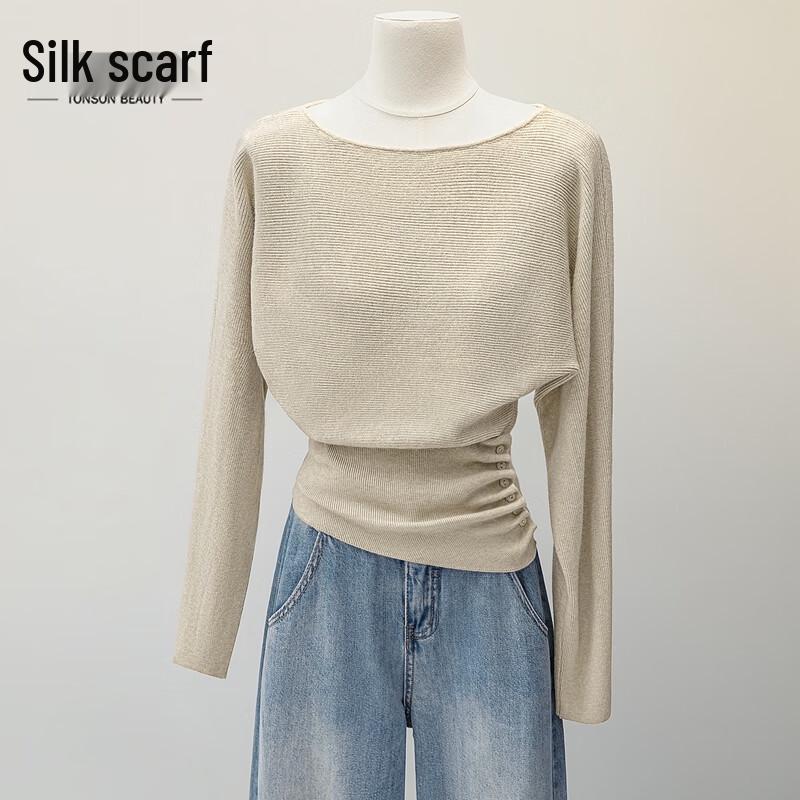 

Women s Fashion Long Sleeve Knit Pullover One Size