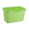 Hanging Trash Can Space Saving Large Capacity Uncovered Garbage Waste Bin for Home Kitchen Bathroom Small Size Green