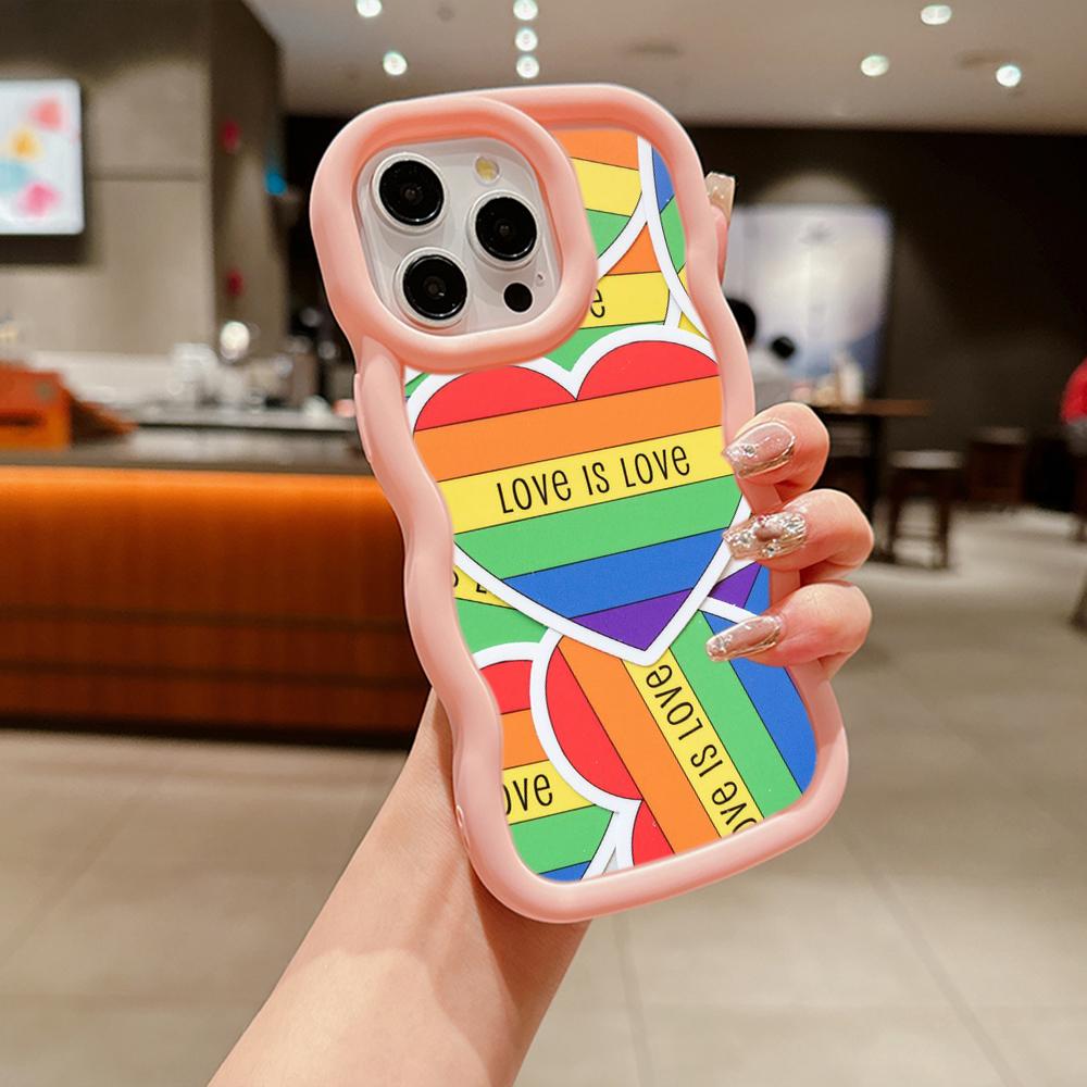 Ae93 Rainbow Art Design Protective Phone Cases for Xiaomi Poco X5 X3 M5s Redmi 13C 12C Note 13 Pro Plus 12S 10 Big Wave TPU Back Cover
