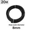 Outdoor Misting Cooling System Garden Irrigation Watering 8mm Brass Atomizer Nozzles Connector Kit for Patio Greenhouse