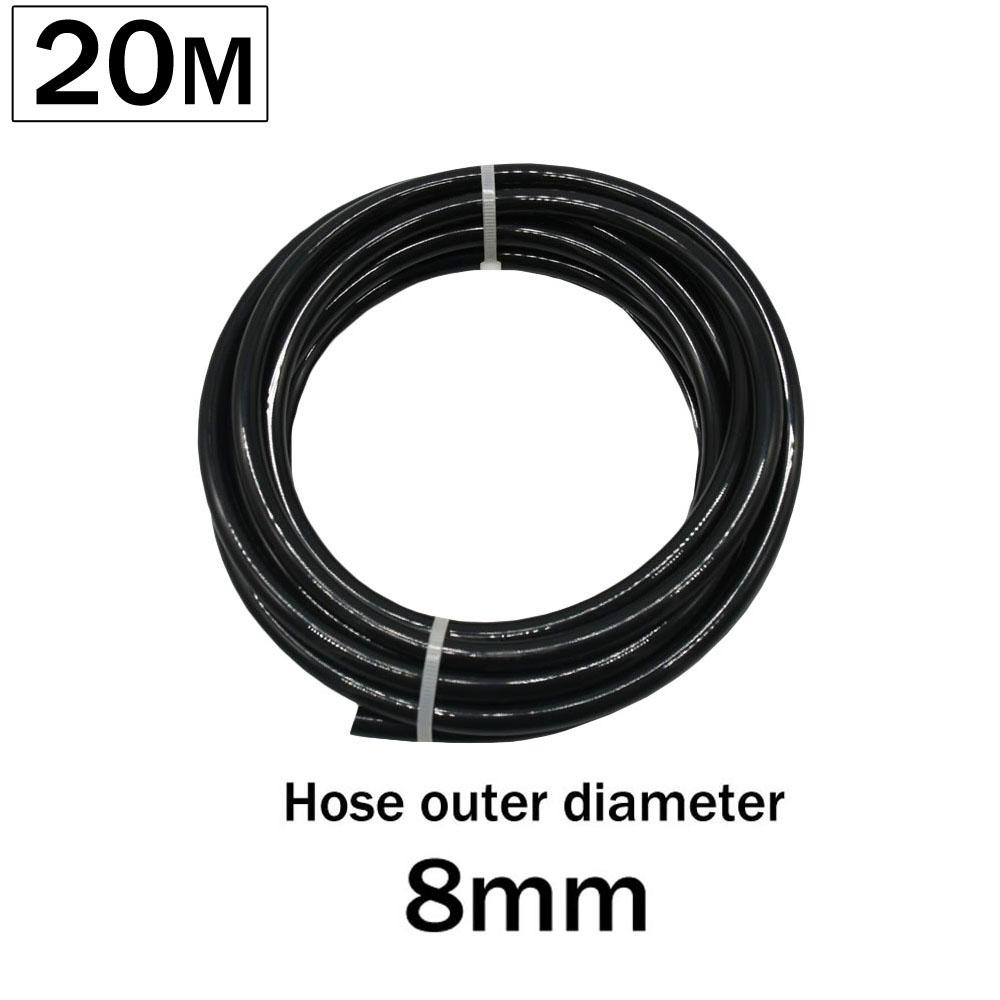 Outdoor Misting Cooling System Garden Irrigation Watering 8mm Brass Atomizer Nozzles Connector Kit for Patio Greenhouse