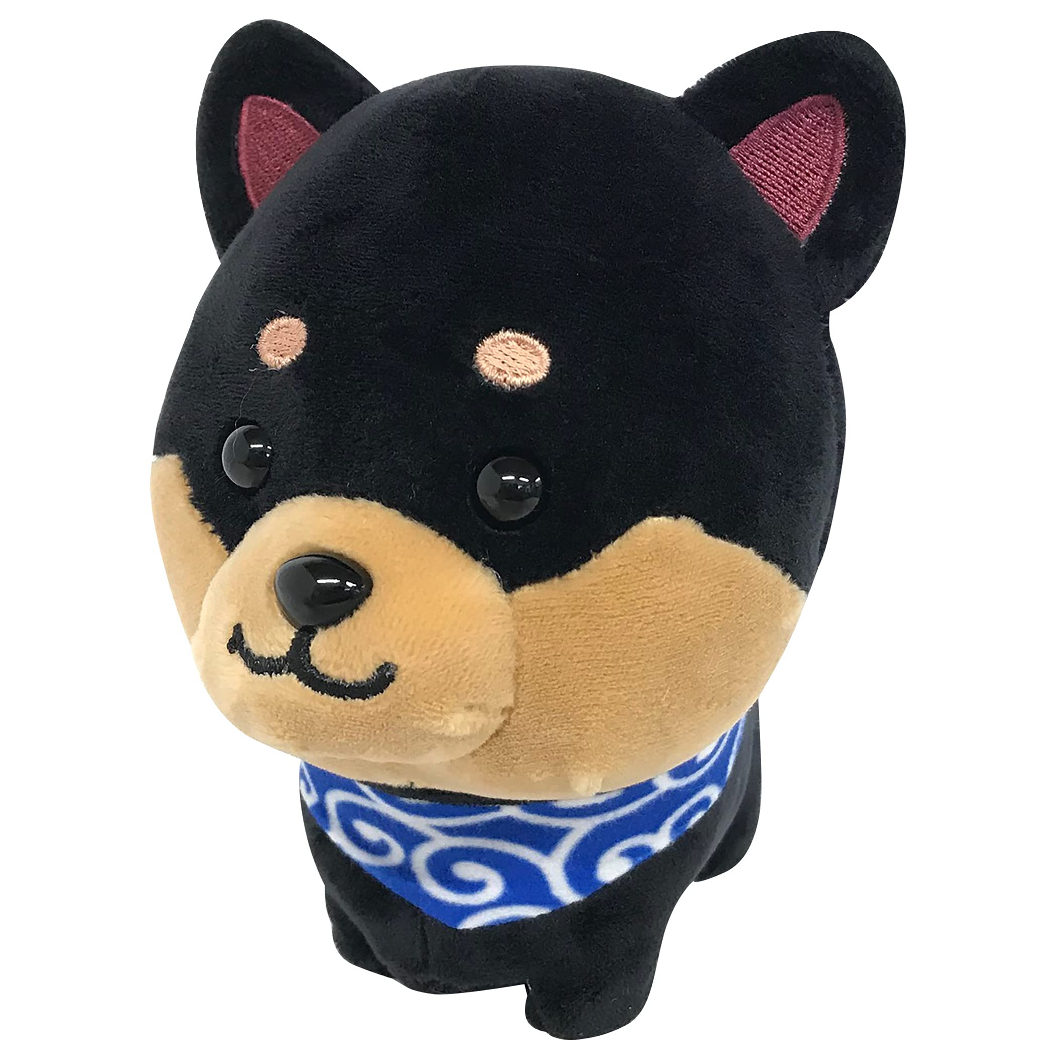 

Traveling Mameshiba Mascot Cushion, Cute, Squishy, Fluffy, Shiba Inu, Mameshiba, Soothing (Black, Kuromame)