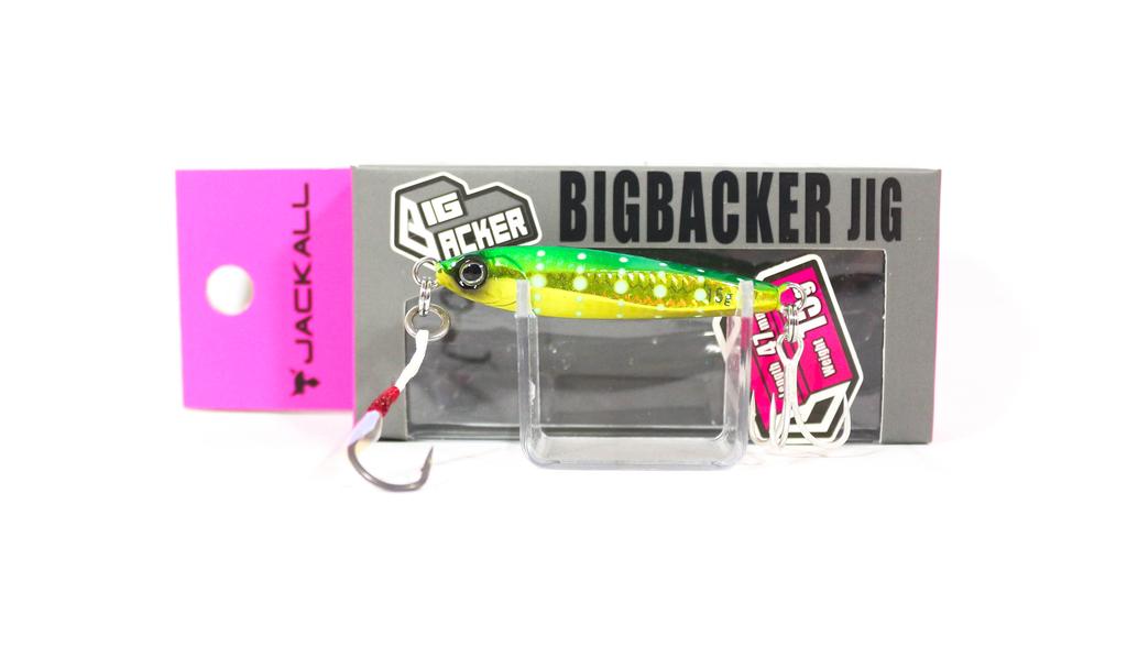 Jackall Metal Jig Big Backer 15 grams Gurikin Glow Dot (2842)