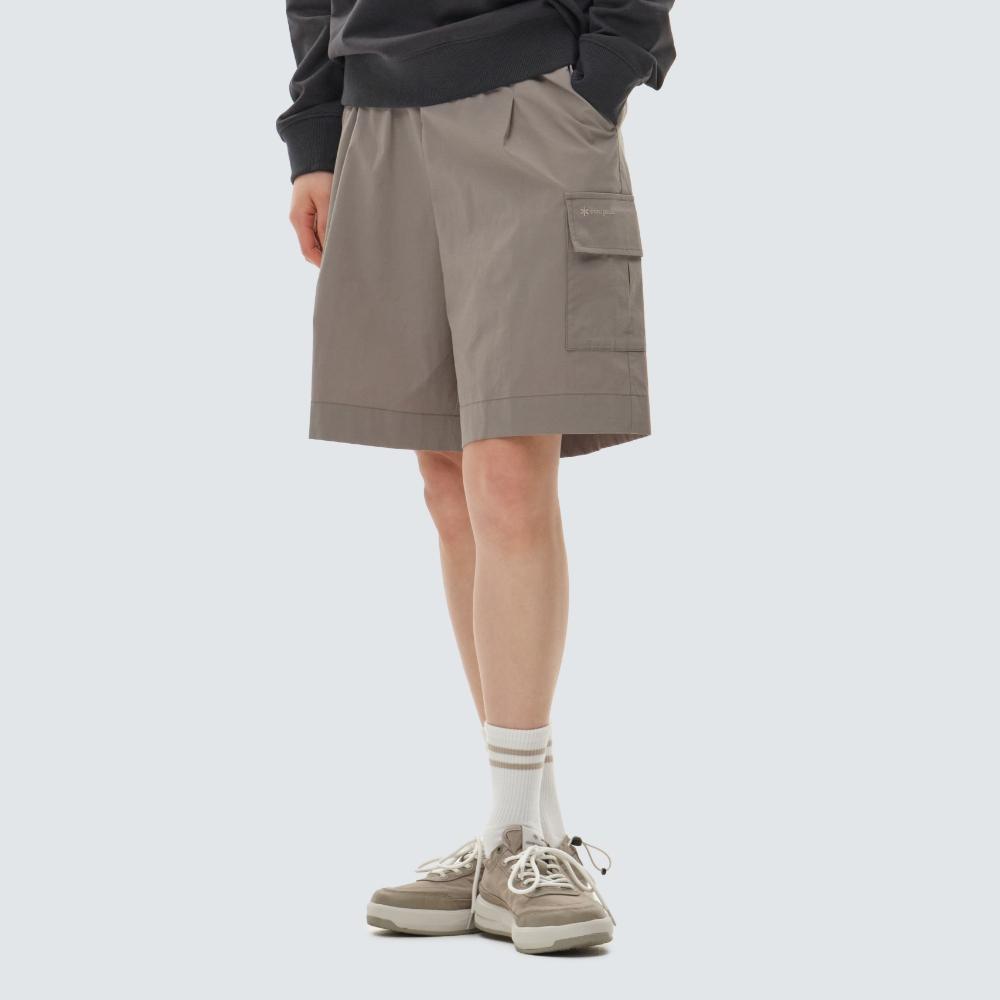 [Snowpeak] Cleland Women s Woven Cargo Shorts Light Khaki (S24MWDHP11) 70