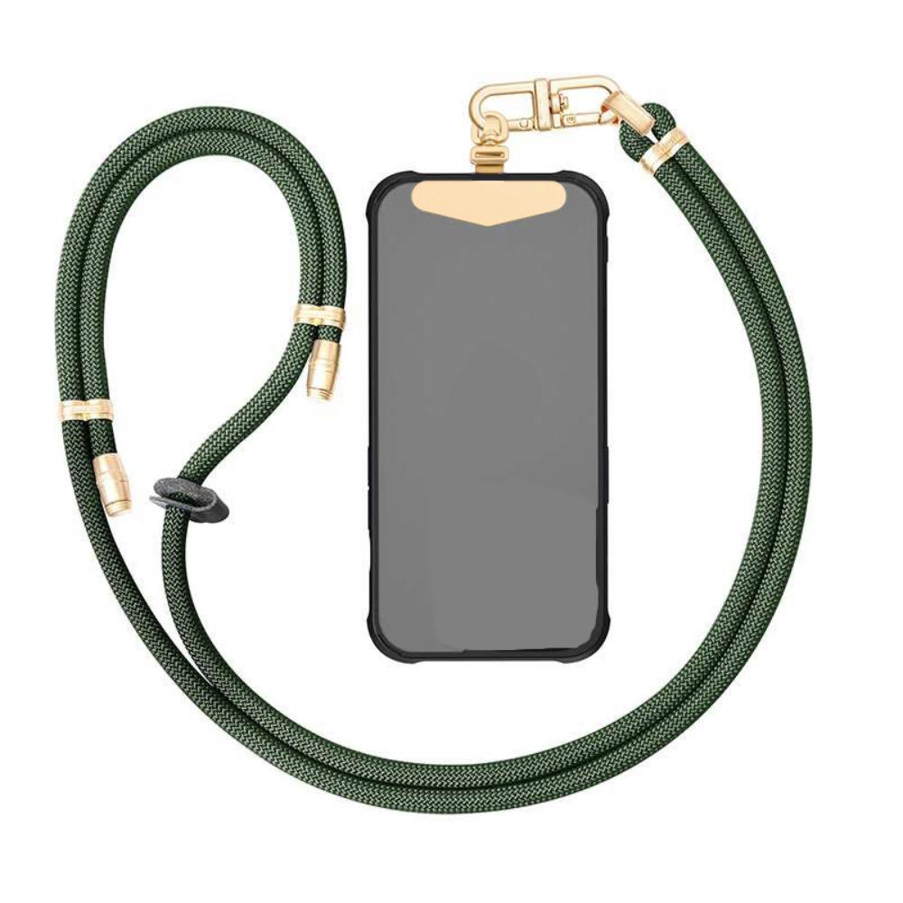 

Neck Hanging Crossbody Phone Strap Adjustable Mobile Phone Chain Mobile Phone Lanyard Men Women зелёный