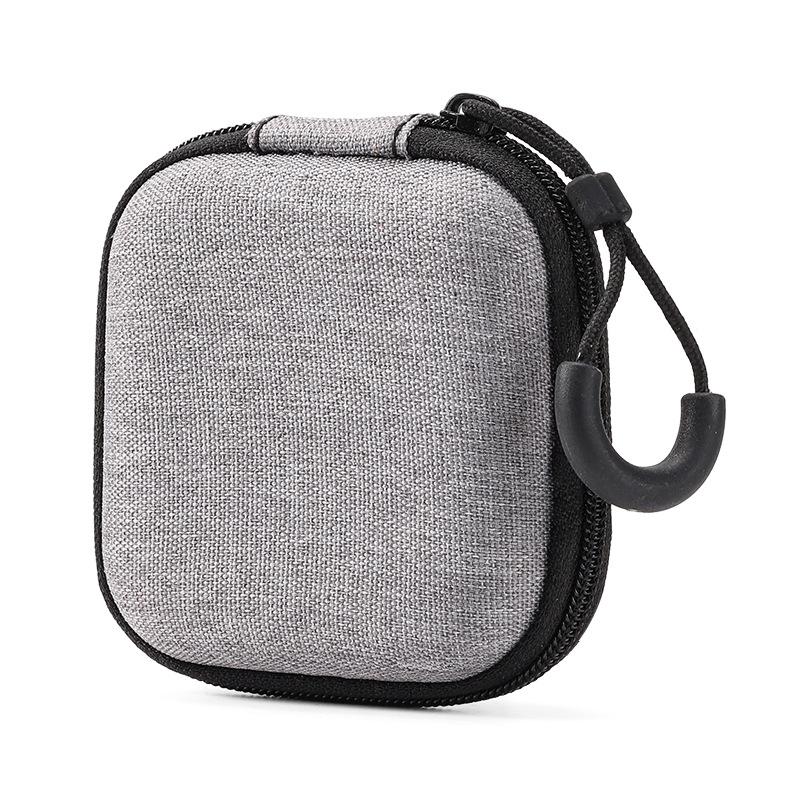 Tragbare stoßfeste Kopfhörertasche Ohrhörertasche Headset-Aufbewahrungstasche Hartschalen-Kopfhörerzubehör Speicherkarte USB-Kabel