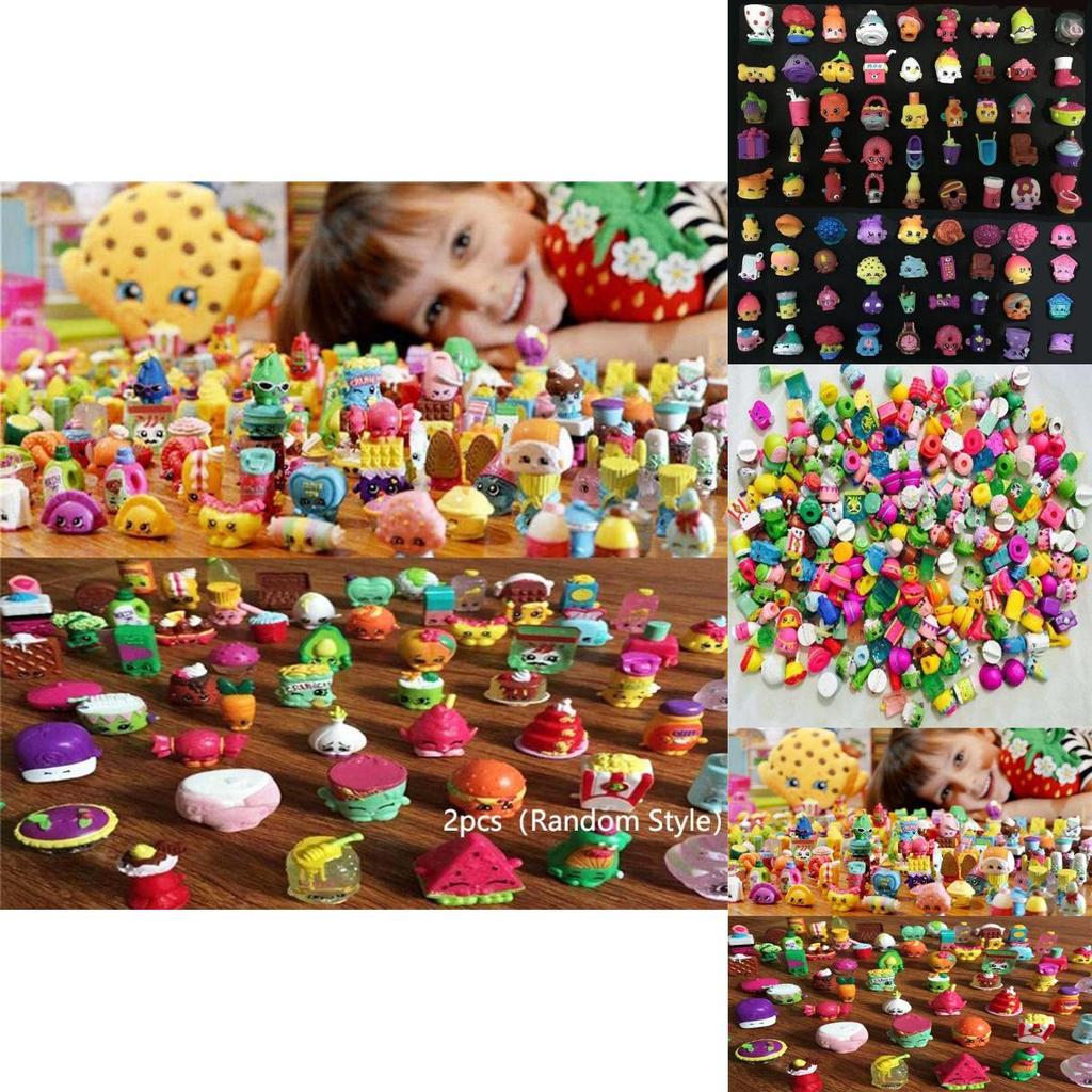 Neuankömmling 2 Stück Shopkins Staffel 2-5 Mini Actionfigur Spielzeug Tolles Geschenk für Kinder