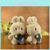 Plush Bunny Keychain With Water Drop Towel Holder For Kids And Adults