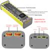 Shockproof 21700 Battery Box 4 Slots Battery Holder Case USB C Port For Quick Charging DIY Case Only