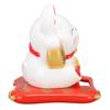 3.5in Lucky Fortune Cat Solar Powered Waving Lucky Cat Display Decoration for Desktop Home Entrance