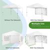 Canopy Tent Sidewall Outdoor Tent Side Wall 210D Oxford Cloth Waterproof Rainproof Shade Cloth