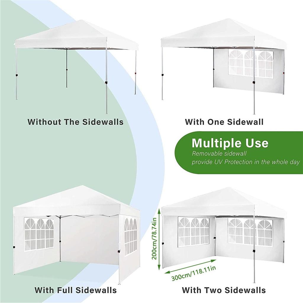 Canopy Tent Sidewall Outdoor Tent Side Wall 210D Oxford Cloth Waterproof Rainproof Shade Cloth