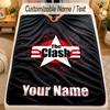 Flannel BlanketThe Clash Custom Name Text Personalized Soft Warm Throw Blanket Home Decor Gift