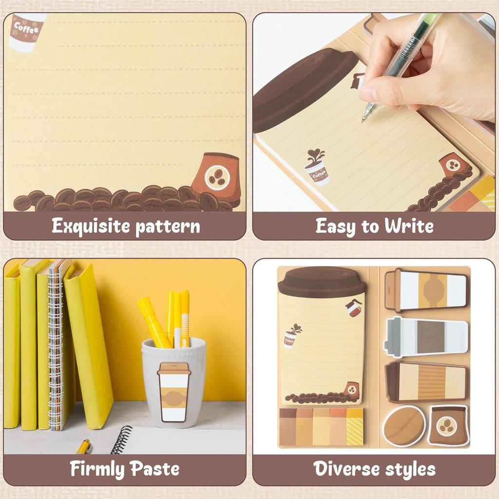 Irregular Shaped Cartoon Animal Sticky Notes for Diaries & Planners - Reusable & Tearable Stickers.