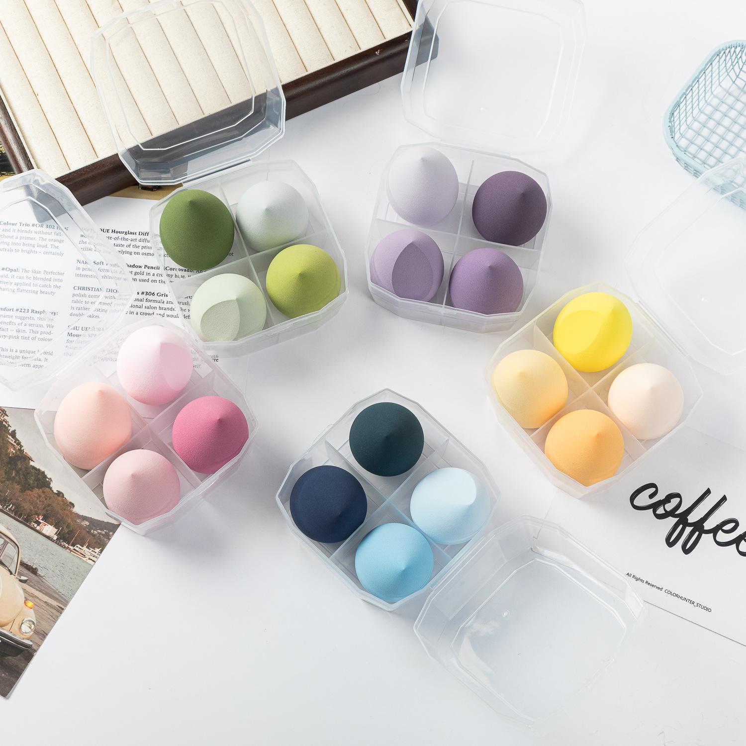 

Набор косметических спонжей без латекса: Пуховка в бутылке для дрифта для влажного и сухого макияжа, минимальное впитывание пудры Pink Series