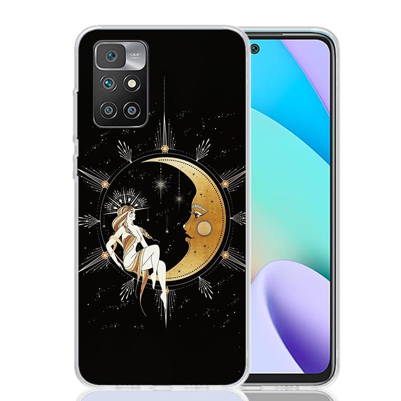 Witches Moon Tarot Mystery Totem Phone Case For Xiaomi Redmi 12C 13C 14C 12 13 10 10A 10C 9 9A 9C 9T 8 8A 7 7A 6 6A K70 K60 K40