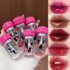 Small Mushroom Translucent Lip Glaze, Moisturizing, White, Light and Watery Mirror Surface
