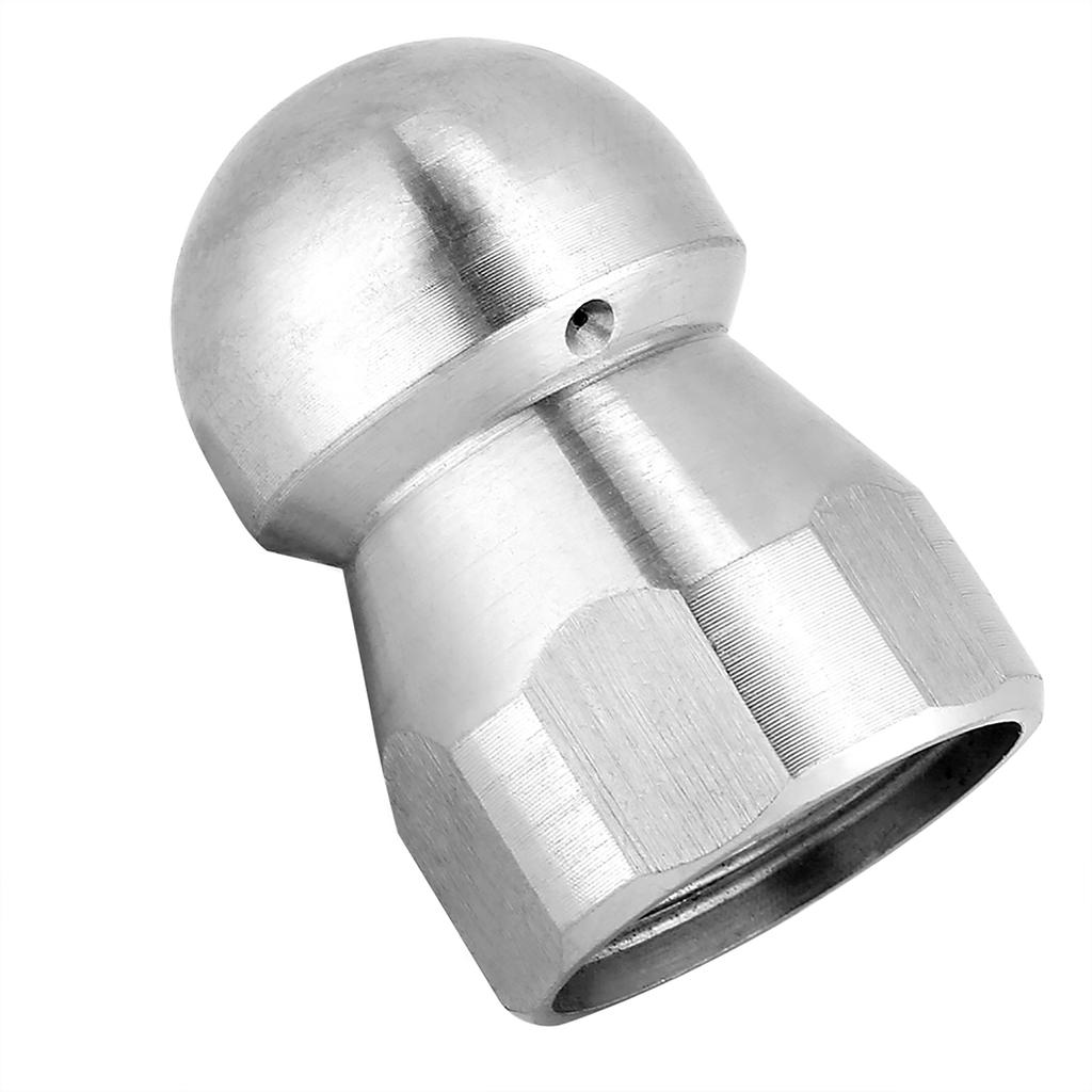 3/8" High Pressure Washer Drain Hose Sewer Cleaning Pipe Jetter Nozzle