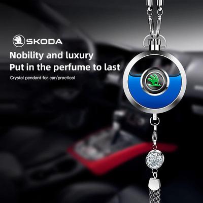 Auto smaržu kulons Gaisa atsvaidzinātājs Piekarināms difuzors priekš Octavia Kamiq Superb Rapid Karoq Fabia Kodiaq Yeti Enyaq Citigo RS