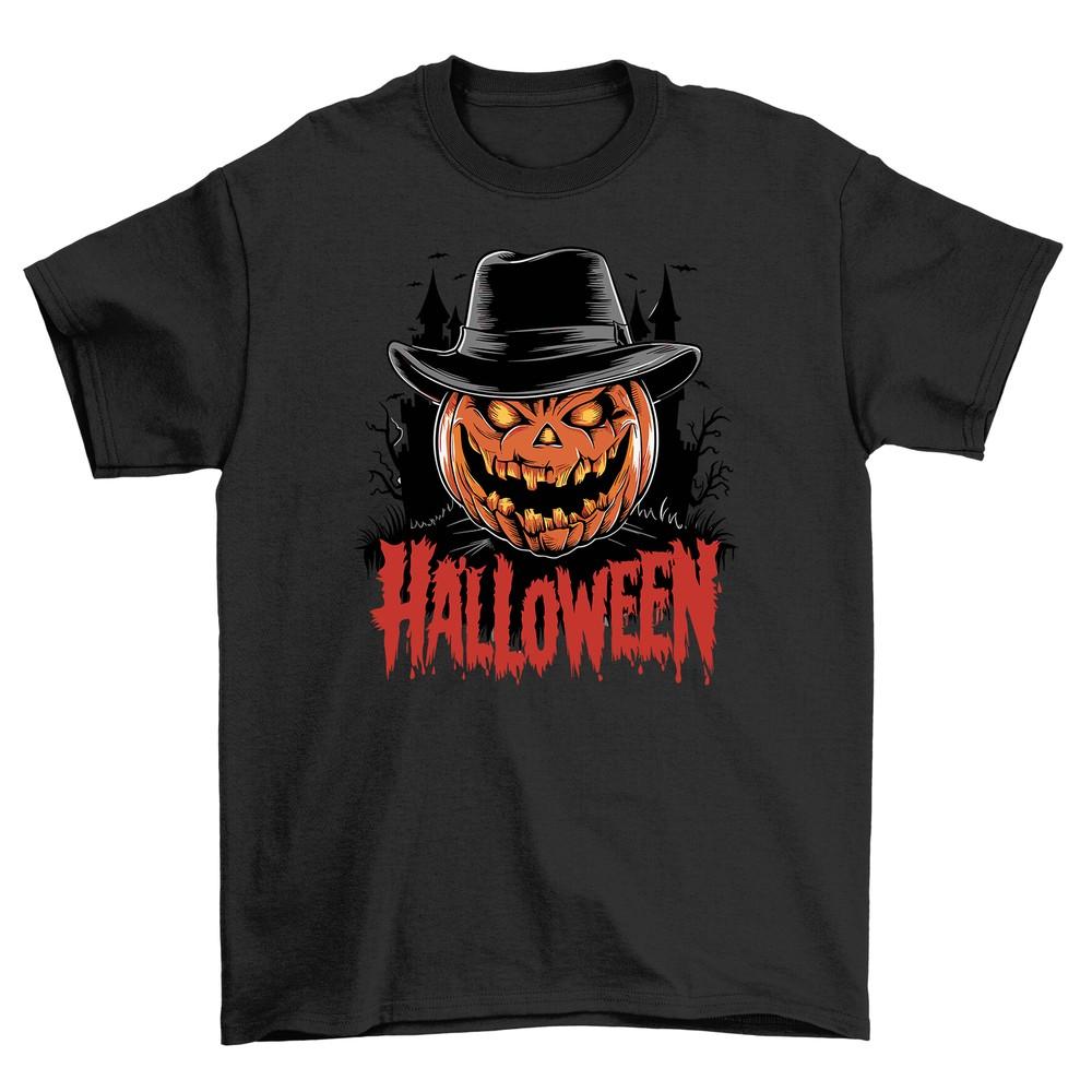 Halloween_290 Jack O'Lantern T-Shirt - Spooktacular Fun! 100% Cotton, Funny Tee,