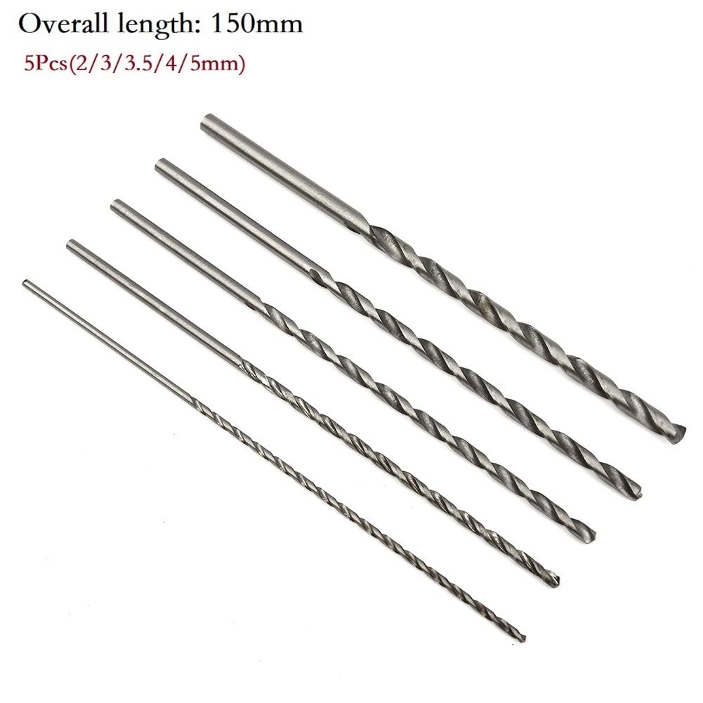 Drill Bit Silver 2mm 3mm 3.5mm 4mm 5mm 2/3/3.5/4/5mm Replace High Speed Steel
