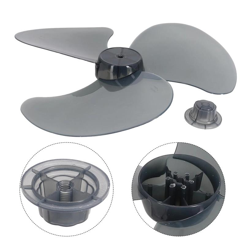 1 Set Electric Fan Diy Accessories Big Wind Plastic Fan Blade 3 Leaves For Midea And Other 16Inch 400Mm Fans Parts