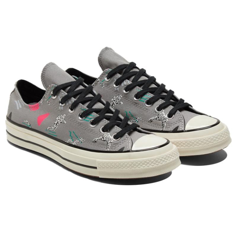 Converse Chuck Taylor All Star Colourblock 1970s Comfortable and versatile low-top canvas shoes unisex grey multicolour