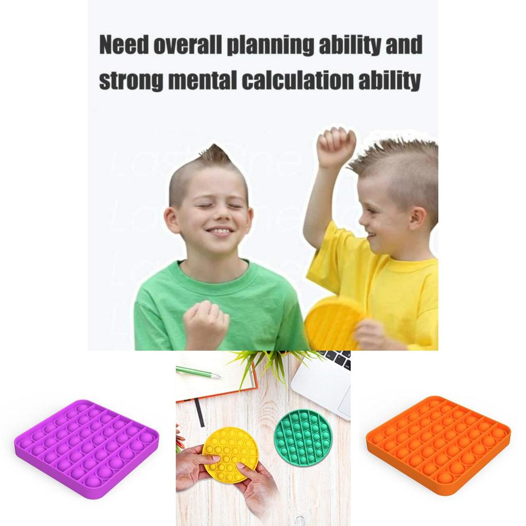 Foxmind Pop Bubble Sensorisches Fidget Pop It Spielzeug zum Stressabbau und für pädagogischen Spaß für Kinder